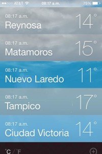 pronostico del tiempo en Reynosa